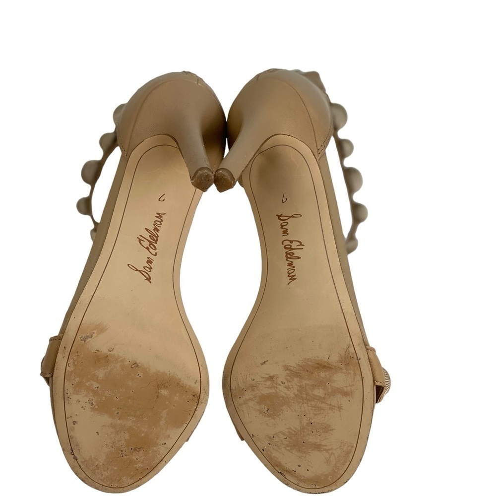 SAM EDELMAN Addison Stiletto, Classic Nude Leather size 7 - Picture 8 of 11